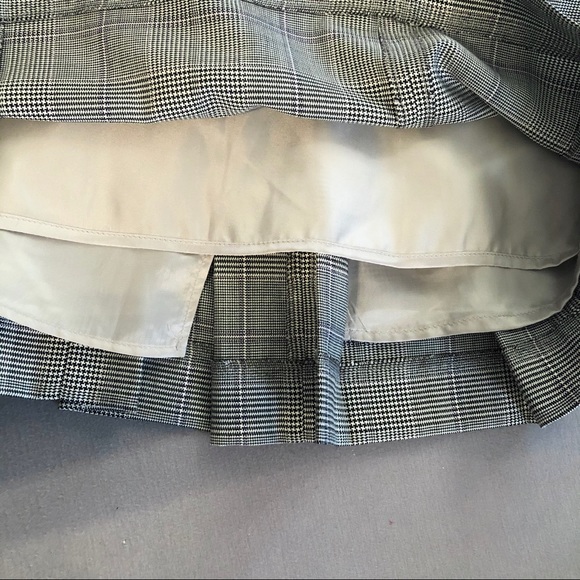 ARMANI Collezioni Wool Silk Microplaid Skirt - Picture 6 of 12